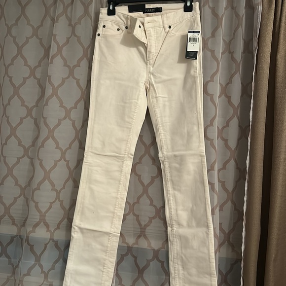 NWT Ralph Lauren corduroy pants size 0. Winter Cream color - Picture 4 of 4